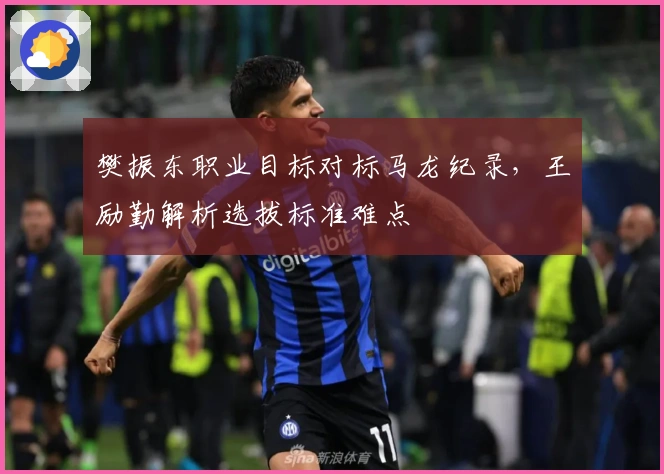 樊振东职业目标对标马龙纪录，王励勤解析选拔标准难点