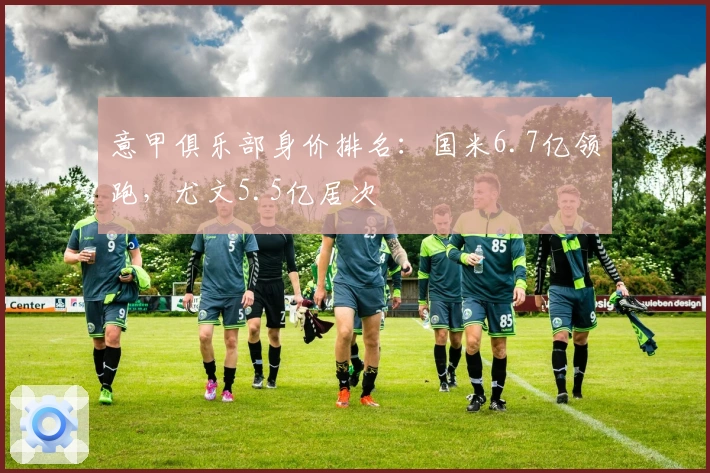 意甲俱乐部身价排名：国米6.7亿领跑，尤文5.5亿居次